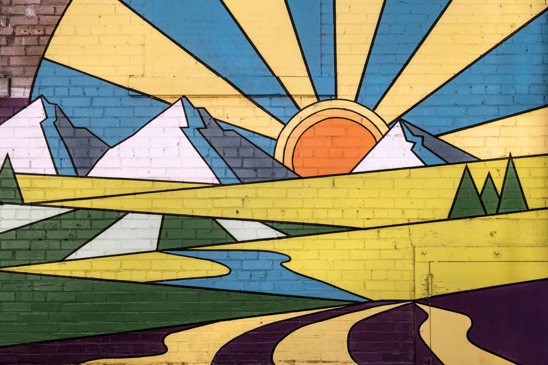 Community mural painting